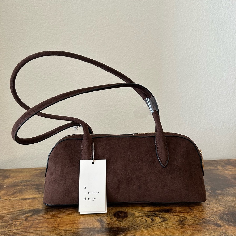 NWT A New Day Brown Suede New day Women's Bag